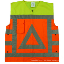 Roupa de segurança reflexiva elegante do Hi-Vis com tela 120GSM